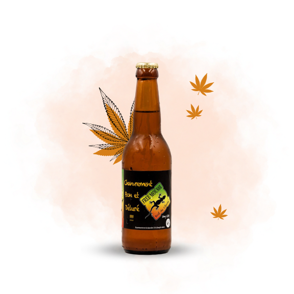 Bière Blonde Artisanale - Infusée CBD 5,6% - La Free Dom - 33cl