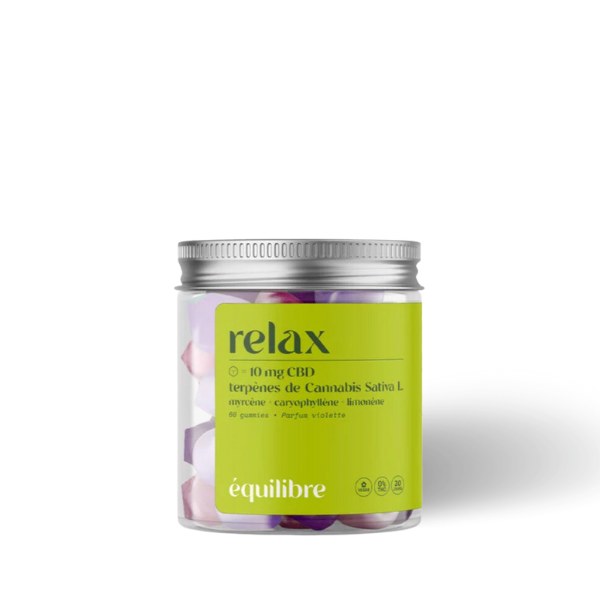 Gummies CBD - Relax - Équilibre - 10 mg de CBD